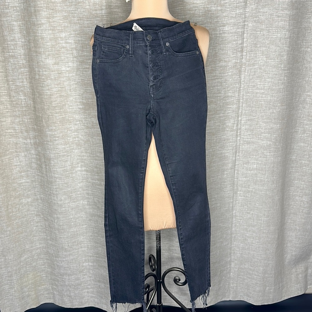 Madewell High Rise Skinny Black Jeans sz24